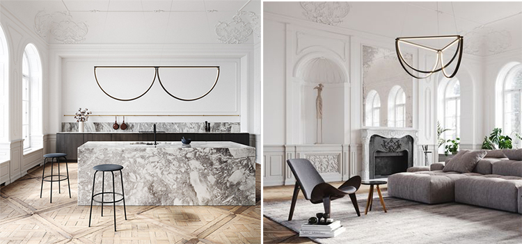 Kitchen Rendering by Talcik&Demovicova