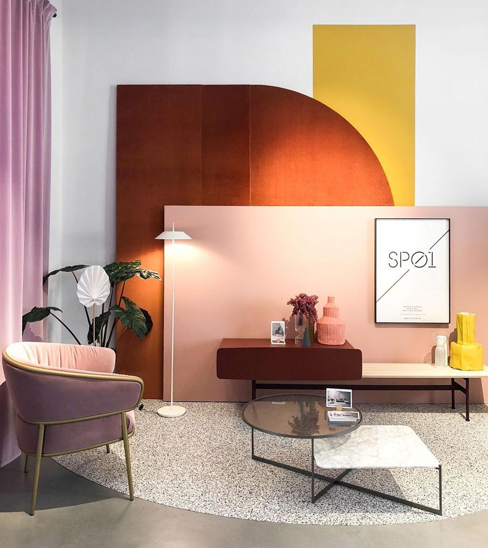 una casa rosa non troppo femminile